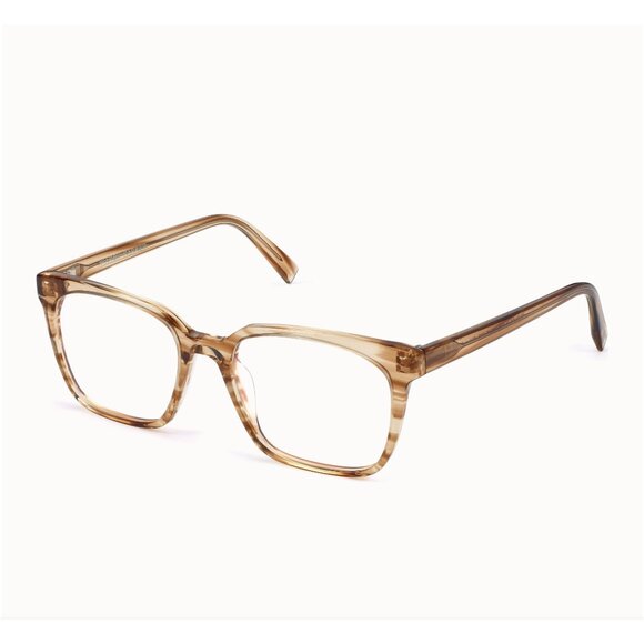 Warby Parker Hughes Chestnut Crystal Eyeglasses Frames Small - Picture 1 of 6